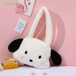 Bluevelvet Pochacco กระเป๋าถือ กระเป๋าสตางค์ ใส่เหรียญได้ ขนาดใหญ่ ลายลิปสติก เครื่องสําอาง สไตล์โลลิต้า สําหรับผู้หญิง