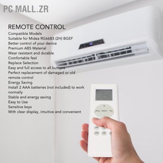 PC Mall.zr รีโมทแอร์เปลี่ยนรีโมท AC อเนกประสงค์สำหรับ Midea RG66B3 2H BGEF