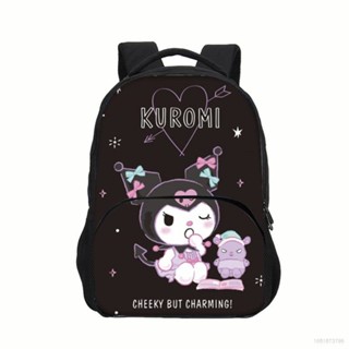 Gt2 Sanrio Kuromi กระเป๋าเป้สะพายหลัง กระเป๋านักเรียน อเนกประสงค์ ความจุขนาดใหญ่ แฟชั่นสําหรับผู้หญิง ผู้ชาย