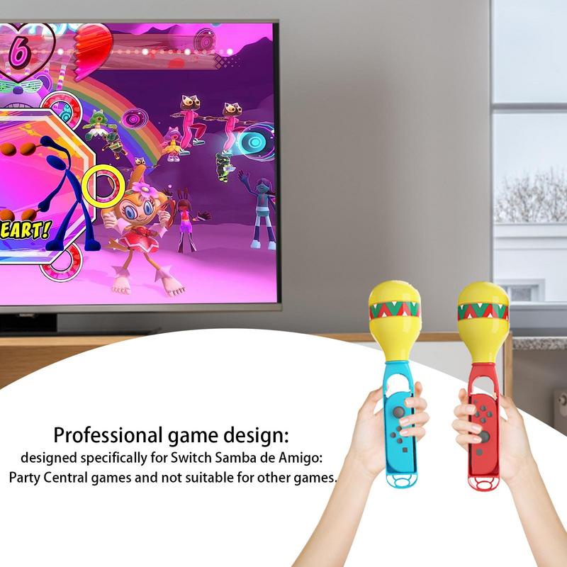 Sambasde Amigo จอยสติ๊กควบคุมเกม สําหรับ Nintendo Switch & Switch Oled JoyCon