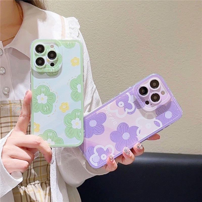 Tpu Spring Flower Soft Casing OPPO A73 2020 A71 2018 A37 A37F F5 Youth F1S F11 F7 Neo 9 K3 Realme GT 2 7 Pro 3 X Narzo 20 30 6 3 Reno4 4G ins Oil Painting Case 1STD 36