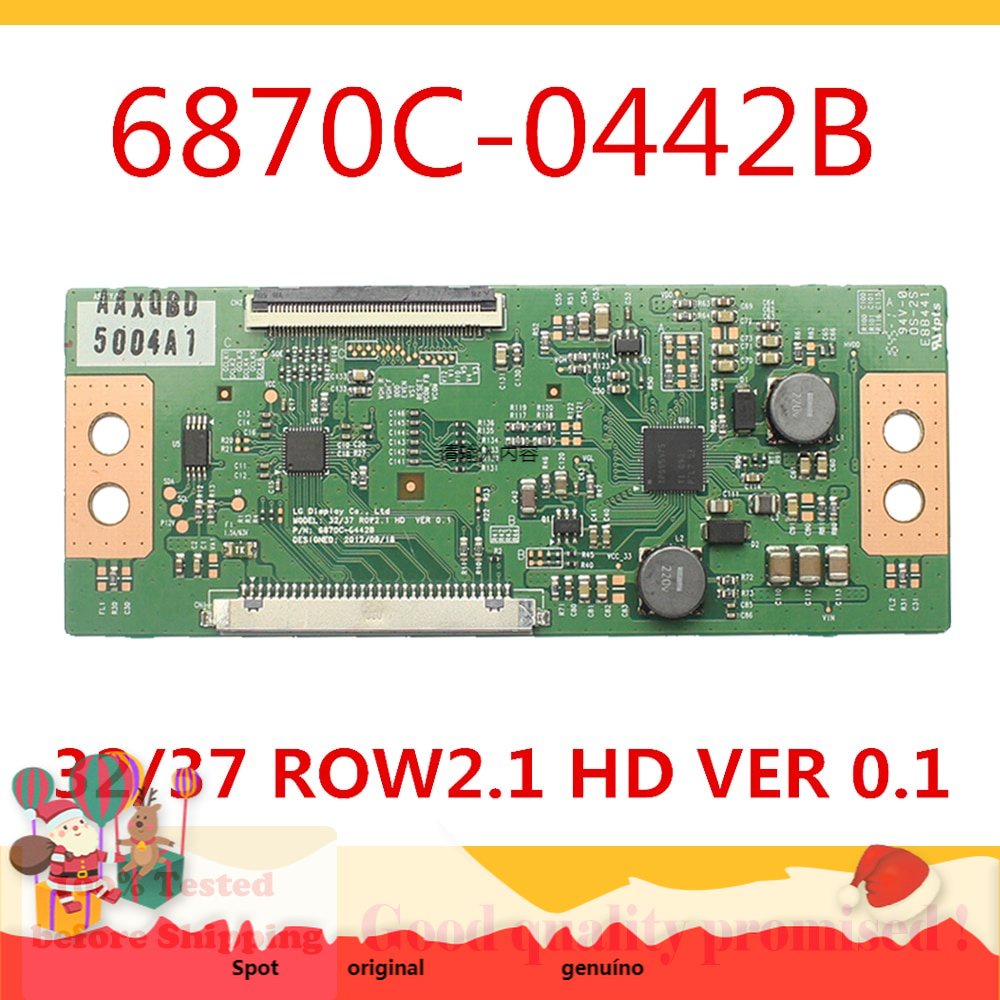 Qsjzhy 6870C-0442B 32 37 ROW2.1 HD VER 0.1 T-CON BOARD สําหรับ LG TV ... ฯลฯ บอร์ดลอจิก แบบเปลี่ยน Tcon 6870C 0442B