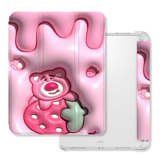 เคส TPU ลายการ์ตูน พร้อมช่องใส่ปากกา สําหรับ iPad Air 4 10.9 Gen9 10.2 gen5 gen6 9.7 gen7 gen8 Gen9 10.2 Air4 Air5 10.9 pro11 2018 2020