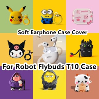 พร้อมส่ง! เคสหูฟัง แบบนิ่ม ลายการ์ตูน Kulomi สําหรับ Robot Flybuds T10 Flybuds T10