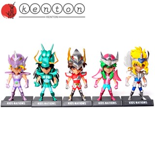 Kenton Saint Seiya โมเดลฟิกเกอร์ รูปปั้น สําหรับตกแต่งเค้ก 5 ชิ้น ต่อชุด