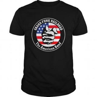 HOT QGเสื้อยืดโอเวอร์ไซส์GILDAN เสื้อยืด แบบนิ่ม พิมพ์ลาย Grand Funk Railroad Band1 สําหรับผู้ชาย และผู้หญิงS-3XL