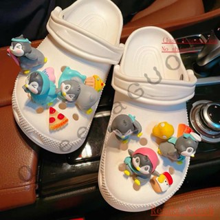 Cute penguin series CROCS Jibbitz set（ไม่รวมรองเท้า） Crocs jibbitz สติกเกอร์หัวเข็มขัด สําหรับตกแต่งรองเท้า crocs diy