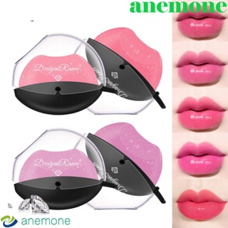 Anemone ลิปสติก เนื้อแมตต์กํามะหยี่ เปลี่ยนสีได้ กันน้ํา 12 สี