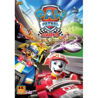 หนัง DVD ออก ใหม่ ขบวนการสี่ขาผจญภัย ปี 5 PAW Patrol Season 5 (26 ตอนจบ) (เสียง ไทย | ซับ ไม่มี) DVD ดีวีดี หนังใหม่