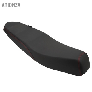 ARIONZA เบาะรองนั่งมอเตอร์ไซค์หนัง PU เบาะนั่งผู้โดยสาร Pad Saddle กันน้ำสวมทนสำหรับ RS150