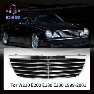 กระจังกันชนหน้ารถยนต์ สําหรับ Mercedes-Benz W210 E200 E180 E300 1999-2001