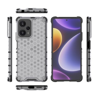 เคสกันกระแทก POCO F5 5G Armor Case Hybrid Hard PC Soft TPU ฝาหลังใส