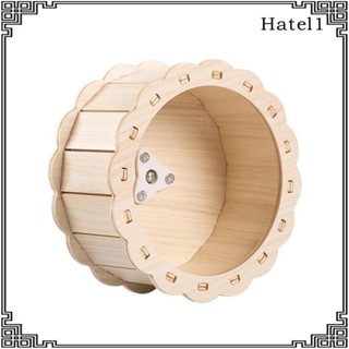 [Hatel] ล้อลู่วิ่งไม้ ขนาดเล็ก เสียงเงียบ สําหรับหนูแฮมสเตอร์ คิตตี้