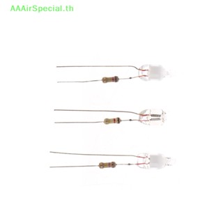 Aaairspecial หลอดไฟนีออน 6 มม. สีเขียว สีแดง สีฟ้า 10 ชิ้น