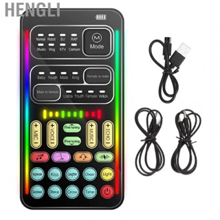 Hengli Voice Changer  8 Built in  Effects Black 8 Voice Changes Voice Disguiser  for Online Games