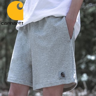 กางเกงบาสเก็ตบอลขาสั้น ผ้าฝ้าย 100% ปักลายโลโก้ Carhartt พลัสไซซ์ สําหรับผู้ชาย และผู้หญิง