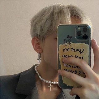 พังก์ ไม้กางเขน ดอกไม้ ต่างหู จี้ / ต่างหู คลิป สําหรับผู้ชายและผู้หญิง เครื่องประดับแฟชั่น