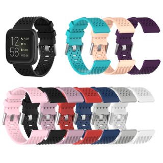 สายนาฬิกาข้อมือ ระบายอากาศ แบบเปลี่ยน สําหรับ Fitbit Versa 2 Versa SE Fitbit Versa Lite