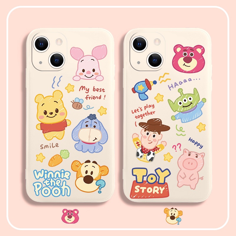 เคส Samsung Galaxy A14 LTE A25 5G A15 A05s A05 A24 A34 A54 A13 A04s 5G เคสซัมซุง A33 A53 A73 A52s A23 4G A22 A04 A12 A42 A52 A72 4G A32 ฝาครอบนุ่มกันกระแทกหมีพูห์