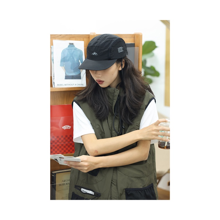 หมวกบังแดด เชือกกันลม สไตล์ญี่ปุ่น เหมาะกับเดินป่า ตั้งแคมป์กลางแจ้ง แฟชั่นฤดูร้อน สําหรับผู้หญิง และผู้ชาย - รูปที่ 5