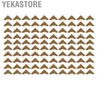 Yekastore 100pcs  Corners Inner 4mm Height Iron Material Photo Corners