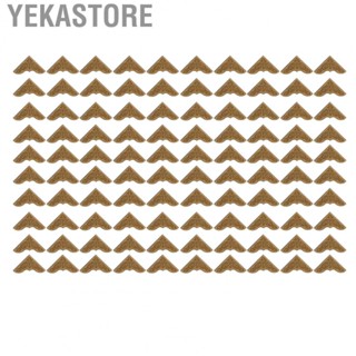 Yekastore 100pcs  Corners Inner 4mm Height Iron Material Photo Corners