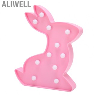 Aliwell  Night Light  Rabbit Shape Desk Decorative Lamp  for Bedroom for Party for Shelf