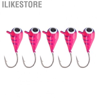 Ilikestore Ice Fishing Jigs Kit  5Pcs Ice Fishing Lures  for Freshwater