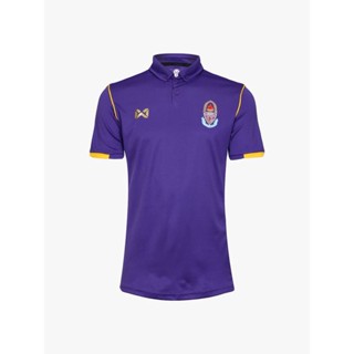 Warrix เสื้อฟุตบอล เสื้อแข่ง โรงเรียนกรุงเทพคริสเตียนวิทยาลัย Bangkok Christian College BCC ม่วง ของแท้ กรมพละ บอลเจ็ดสี