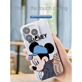 เคสโทรศัพท์มือถือแบบแข็ง กันกระแทก ลายการ์ตูนมิกกี้เมาส์ สําหรับ iPhone 7 8 Plus XS XR X XS max 11 12 13 14 11 Pro max 12 Pro max 13 Pro max 14 Pro max เคส