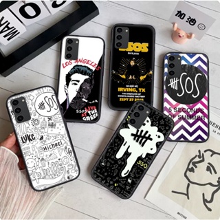 เคสโทรศัพท์มือถือแบบนิ่ม ลายวง YOUNGBLOOD 5Sos สําหรับ Samsung A02S A10 A10S A20 A30 A20S A30S A40S A50 A50S