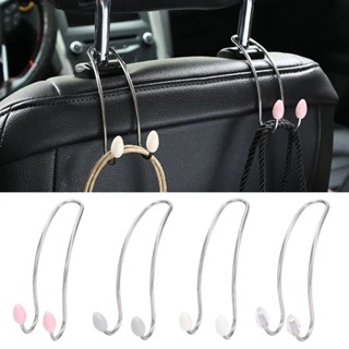 Stainless Steel Car Seat Hook/Car Hidden Rear Seat Hanger/Shopping Bag Coat Storage Rack Car Accessories