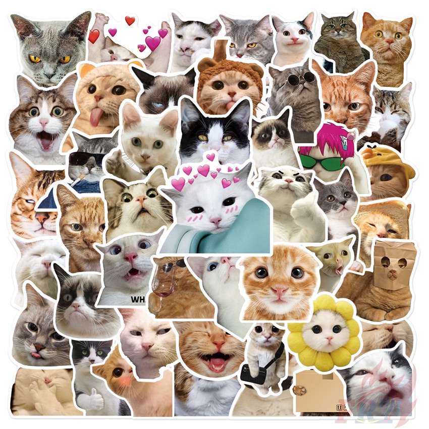 ❉ Funny Coffee Label Art Series 01 Stickers ❉ 50Pcs/Set DIY Fashion Waterproof Doodle Decals Stickers