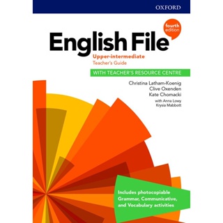Bundanjai (หนังสือ) English File 4th ED Upper Intermediate : Teachers Guide with Teachers Resource Centre (P)