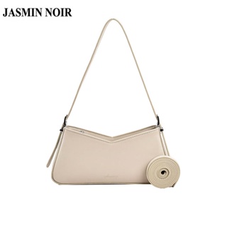 Jasmin NOIR กระเป๋าสะพายไหล่ กระเป๋าถือ หนัง PU ขนาดเล็ก สําหรับสตรี