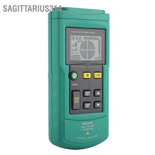 Sagittarius314 MS6818 12V-400V AC/DC ลวด ตัวระบุตำแหน่งสายเคเบิลเครื่องตรวจจับท่อโลหะเครื่องทดสอบ Line Tracker