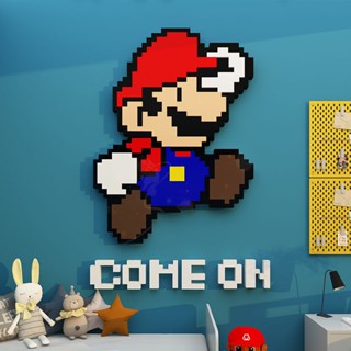 [shining&amp;love] สติกเกอร์โปสเตอร์ Mario สําหรับตกแต่งห้องเด็ก