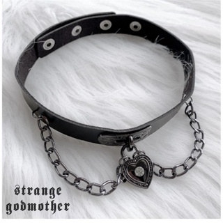 [Collar] สร้อยคอโชคเกอร์ สีดํา สไตล์พังก์ สําหรับผู้หญิง