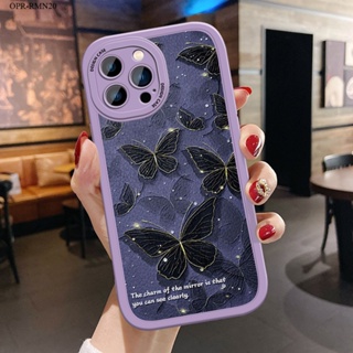 Realme Narzo 20 30A 50A 50 GT Neo 2 3T X XT X2 Prime 5G เคสเรียวมี สำหรับ Case Cartoon Black Butterfly เคส เคสโทรศัพท์ เคสมือถือ Soft Phone Cases