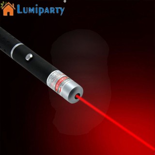 Lumiparty ปากกาชี้เลเซอร์ 650nm 5MW สีแดงอ่อน สําหรับสอน ทัวร์ไกด์ การประชุม นิทรรศการ