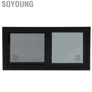 Soyoung 550x260mm RV Parts RV Window Horizontal Vertical Slid with Privacy Screen Insect Nets for Window Size rv  interior lights