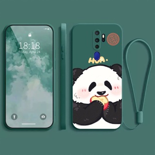 เคส OPPO A9 2020 A5 2020 แพนด้านําโชค เคสโทรศัพท์ แบบนิ่ม