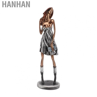 Hanhan Figurine Statue Delicate Details Elegant Design Shelf Decoration Resin Sculpture