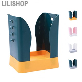 Lilishop Plastic Garbage Can Expandable Trash Bag Holder Large  for Kitchen Bathroom