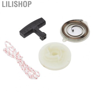 Lilishop Starter Pulley Kit Corrosion Resistant Pull Start Pulley Grip Rope for 445e for 460 for 455