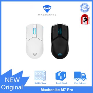 Machenike M7 Pro เมาส์เซนเซอร์ แบบใช้สาย โหมดคู่ ไฟ RGB