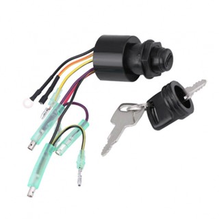 ⚡READYSTOCK⚡Ignition Key Switch Replacement With 2x Key 87-17009A5 Accessories Black