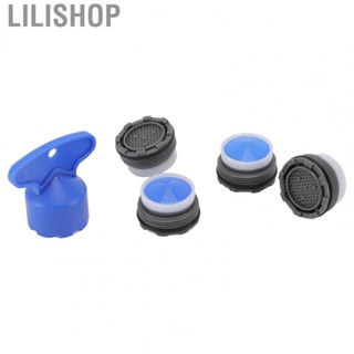 Lilishop 5pcs Faucet Aerator Insert M21.5mm Water Tap Aerators With Spanner For Bathroo