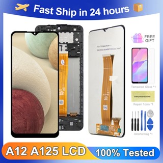 อะไหล่หน้าจอสัมผัส Lcd 6.5 นิ้ว สําหรับ Samsung Galaxy A12 A125 Samsung SM-A12F SM-A12F DSN