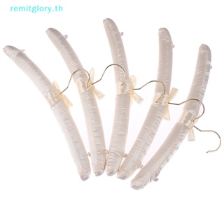 Remitglory ไม้แขวนเสื้อโค้ท สีขาว 38 ซม. 5 ชิ้น